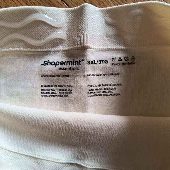 SHAPERMINT Essentials Beige 3X High Waisted Shaper Short NWT - Picture 4 of 8